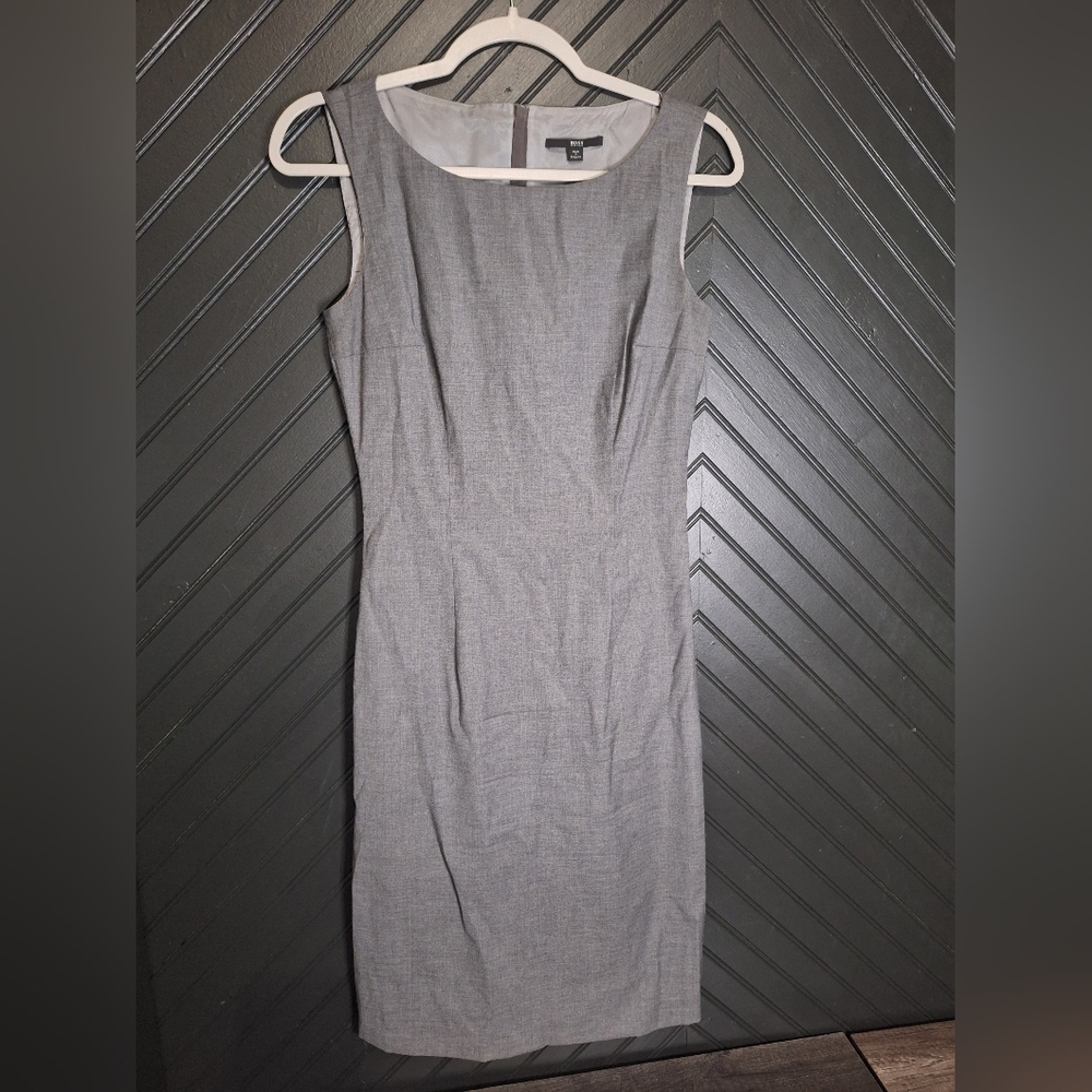 HUGO BOSS Gray Dress